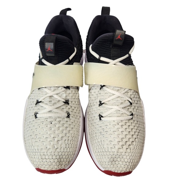 Air Jordan Trainer 2 Flyknit Shoes Mens 11.5 Bred Chicago Basketball Sneakers - Picture 4 of 11